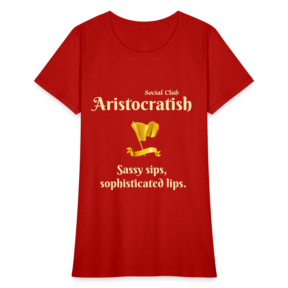 Aristocratish Social Club: Sassy Sips - red